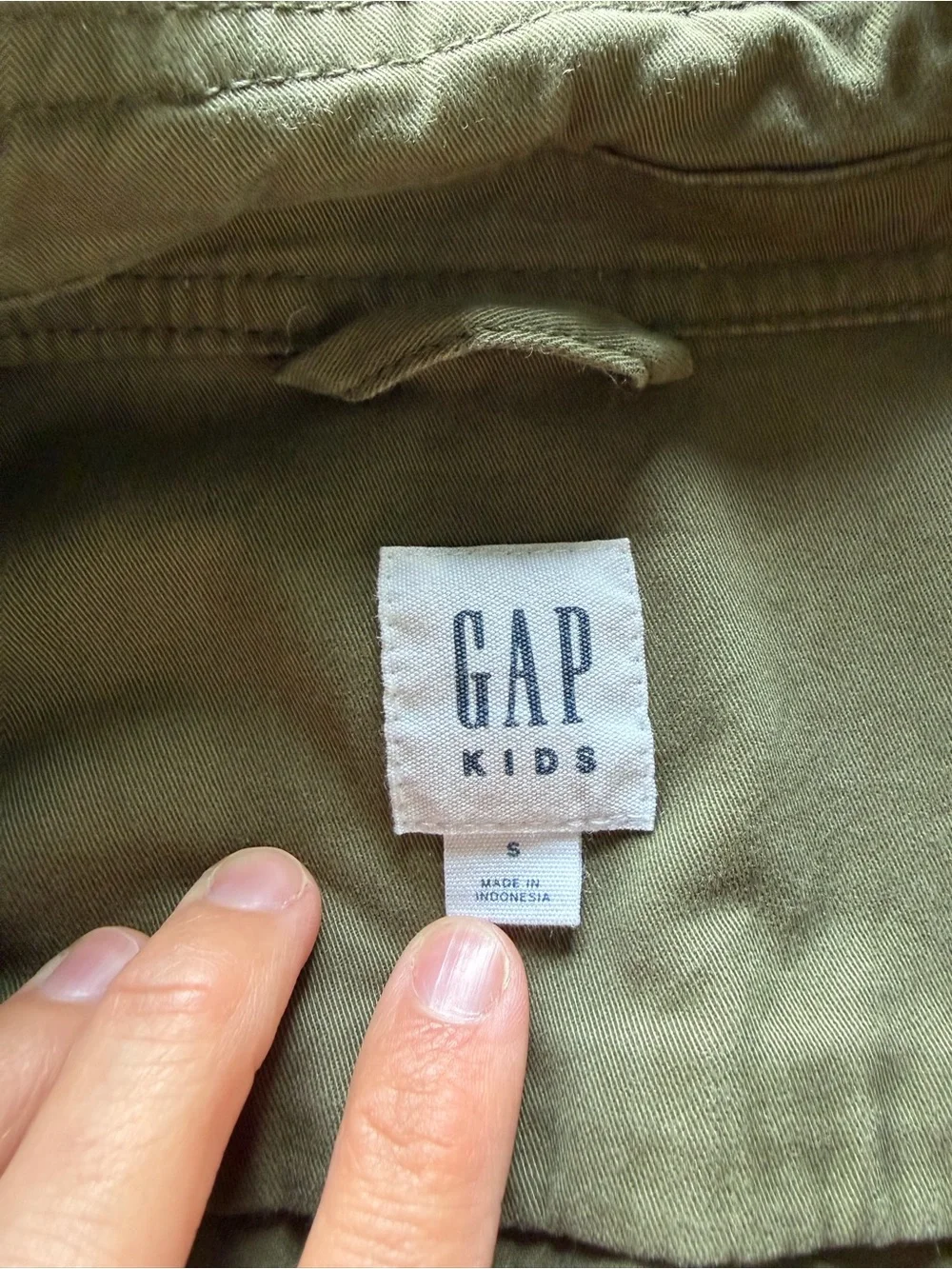 GAP Kids Olive Green Utility Jacket